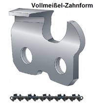 Sägeketten 3/8" Profi-Kettenteilung 1,6mm Nutbreite in Vollmeißel Zahnform passend Stihl