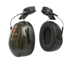 Forsthelm - Ersatzteil Peltor Gehörschutz  H520 Optime II Satz Gehörschutzkapseln 30dB(A) schwarz / rot Peltor Helm Schutzhelm