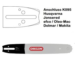 Schwert Führungsschiene 50cm für Dolmar v. Oregon Kettensäge PS 43 > 115 + 460 > 6100 3/8" P Teilung 72 Trgl. 1,5 Nut