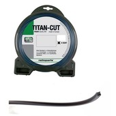 Mähfaden Titan-Cut Professional 4-kant Faden Freischneider Spezial-Nylonfaden 2,5 mm 64 Meter Ring