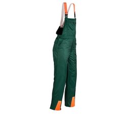 Forest-Jack Hose mit Schnittschutz Gr.27 untersetzt Latzhose 50%/50%  Schnittschutz A vorn Kl.1