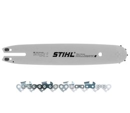 Schwert + Kette 30cm STIHL 5cm Spitze 1,3 Nut Umlenkstern 3/8"