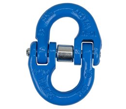 Forstkette Connex Verbindungs-Glied blau für Lastenkette / Rückekette 8 mm und Verkürzungs-Garnitur