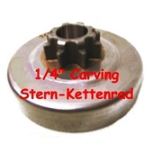 Carving Kettenrad 1/4" Oleo-Mac 925 / efco 125 - TH Spurkettenrad Carving-Holzschnitzen Kettensäge