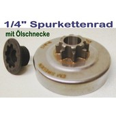 Carving Kettenrad 1/4" + Ölschnecke Husqvarna 336 339XP Kettensäge Holzschnitzen