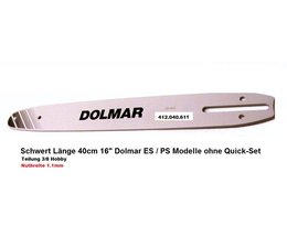 Schwert Dolmar PS + ES Modelle 40cm 3/8"H 1,1 Nut 56 Trgl. Führungsschiene für Kettensäge / Motorsäge 7Z small