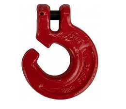 Schlinghaken Forest mit Gabelkopf für 10mm Forstkette G8 rot incl. Bolzen u. Stift für Rückekette