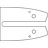 Schwert 30cm Ozaki für Alpina Bullkraft Blitz 3/8" Hobby 1,3mm Nut 44 / 45 Treibgleider