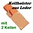 Forstkeil Holster Keilholster Keiltasche 3 mm Leder + 2 x Fällkeil / Schnittkeil für Motorsägen