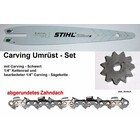 Carving Umrüstung 1/4" 30cm Schnittlänge Spitze 20mm Nutbreite 1,3mm Stihl E14 + MSE 140 141 160 170 180 190 200 230 Elektro- Kettensäge original Carvingschiene Carving Umrüstung 1/4" 30cm Schnittlänge Spitze 20mm Nutbreite 1,3mm Stihl E14 + MSE 140 141 160 170 180 190 200 230 Elektro- Kettensäge original Carvingschiene