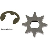 Carving Kettenrad 1/4" Kettenteilung  8 Zähne  Carving Umrüstung Stihl elektrische Kettensäge