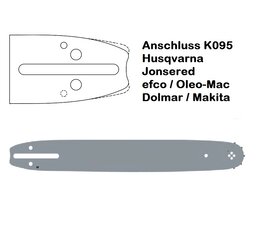 Schwert 38cm 0.325" 1,3mm Nutbreite für Partner von Bison