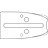Schwert 38cm 0.325" 1,3mm Nutbreite für Solo von Bison