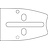 Schwert 43cm Zenoah 3/8" Profi Kettenteilung 1,5 Nutbreite Sägekette 64 Trgl. mit Sternspitze