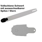 Schwert 50cm efco / Oleo-Mac emak 3/8" Profi Kettenteilung 1,5 Nutbreite Sägekette 72 Trgl. PowerMatch Vollschiene D024