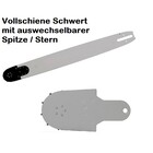 Schwert 50cm Oleo-Mac emak 3/8" Profi Kettenteilung 1,5 Nutbreite Sägekette 72 Trgl. PowerMatch Vollschiene D024