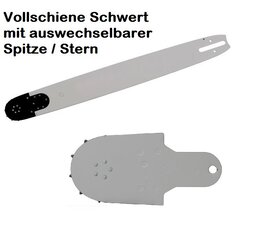 Schwert 50cm McCulloch 3/8" Profi Kettenteilung 1,5 Nutbreite Sägekette 72 Trgl. PowerMatch Vollschiene D024