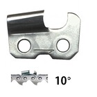Sägekette für Längsschnitte 3/8" Teilung 105 Treibglied 1,6mm Nutbreite Halbmeißel Doppeltreibglied