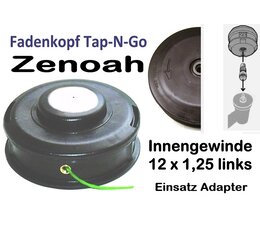 Fadenkopf Zenoah BCZ4500 BCZ 5000 DL / DW / CL  12 x 1.25 li Innengewinde