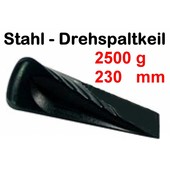 Forstkeil Drehspaltkeil 2,5 Kg Stahlkeil geschmiedet 23cm Spaltkeil zum Holzspalten