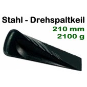 Forstkeil Drehspaltkeil  2 Kg Spaltkeil 21cm Stahlkeil für Brennholz Stahl geschmiedet