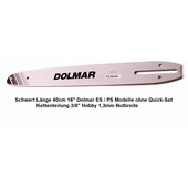 Schwert Dolmar PS + ES Modelle 40cm 3/8"H 1,3 Nut 56 Trgl. Führungsschiene für Kettensäge E Motorsäge 7Z small