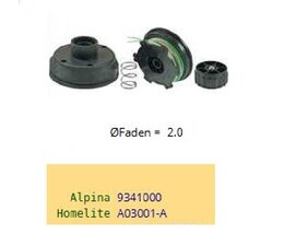 Fadenkopf »Tap&Go«  Aufnahme 6-kant, für Homelite Sensen mit rechtsdrehender Welle