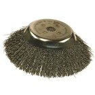 Wildkrautbürste Welldrahtbürste 180 x 25,4mm Bürste Unkraut Entfernung mit dem Freischneider