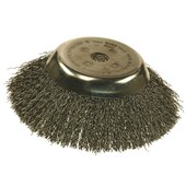 Wildkrautbürste Welldrahtbürste 180 x 25,4mm Bürste Unkraut Entfernung mit dem Freischneider