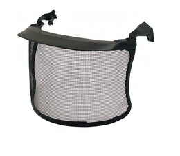 Forsthelm - Ersatzteil Visier Peltor Netzvisier V4A Edelstahl Netz mit Sonnenblende und Haltebügeln