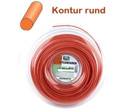 Mähfaden Nylonfaden Premium 2,0 x 130 rund f. Freischneider Motorsense Fadenkopf