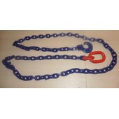 Forstkette 2,0m Profilstahlkette Pewag 6mm Rückekette Schlepperkette Grad 100 Aufhängeglied Öse 50 x 30 x 13mm leichte Chokerkette für Pferd oder Quad