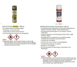 Wartung - Kit / Geräte - Wartung / Harzlöser - Rostlöser