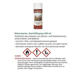 Wartung / Geräte Starthilfe / Starthilfespray / Motorstarter