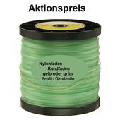 Mähfaden Nylonfaden FlexLine Universalfaden runde Kontur 3,0 mm x 240m Rolle für Motorsense / Freischneider Fadenköpfe Mähfaden Nylonfaden FlexLine Universalfaden runde Kontur 3,0 mm x 240m Rolle für Motorsense / Freischneider Fadenköpfe