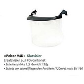 Forsthelm - Ersatzteil Visier Peltor Klarvisier V4D Polycarbonat und Haltebügel