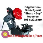 Sägekettenschärfgerät tecomec sharpboy Kettenschärfgerät 3,2mm +  4,7mm Scheibe für 3/8"P + 0,404"