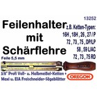 Feilenhalter Schärflehre mit Feile 5,5mm für Kettensäge mit 3/8"Profi und 0.404" Kettenteilung alle Nutbreiten