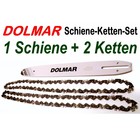 Schneidgarnitur Dolmar ES PS Kettensäge 1 Schwert 30cm + 2 Ketten 46 Trgl. 3/8"H 1,1mm Nut