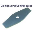 Freischneidermesser 2-Zahn 230 / 20.0 mm Wendemesser für Schilf u. Dickicht