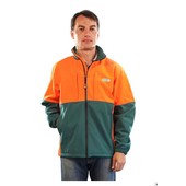 Forstjacke Waldarbeiterjacke Forest-Jack Soft-Shell Größe L wasserabweisend leicht warm atmungsaktiv