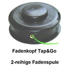 Fadenkopf Dolmar BC 250 BC 330 BC 400 Pro 370 / 400 SD 330 Motorsense 10 x1.25 Linksgewinde Bolzen am Kopf