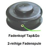 Fadenkopf Dolmar BC 250 BC 330 BC 400 Pro 370 / 400 SD 330 Motorsense 10 x1.25 Linksgewinde Bolzen am Kopf