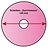 Schleifscheibe Sägekettenschärfgerät 145 x 22,3 x 8,0 rosa weich für Tiefenbegrenzer z.B. für Kettenschärfgerät Jolly o. Oregon