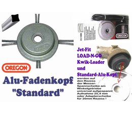 Freischneider Fadenschneider / Mähkopf / Fadenkopf Oregon Standard für Square-Nylium Faden
