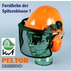 Forsthelm Peltor G3000 uvicator Forst Sicherheitshelm mit Gehörschutz H31 Metall-Visier geätzt V4JSV mit Sonnenblende