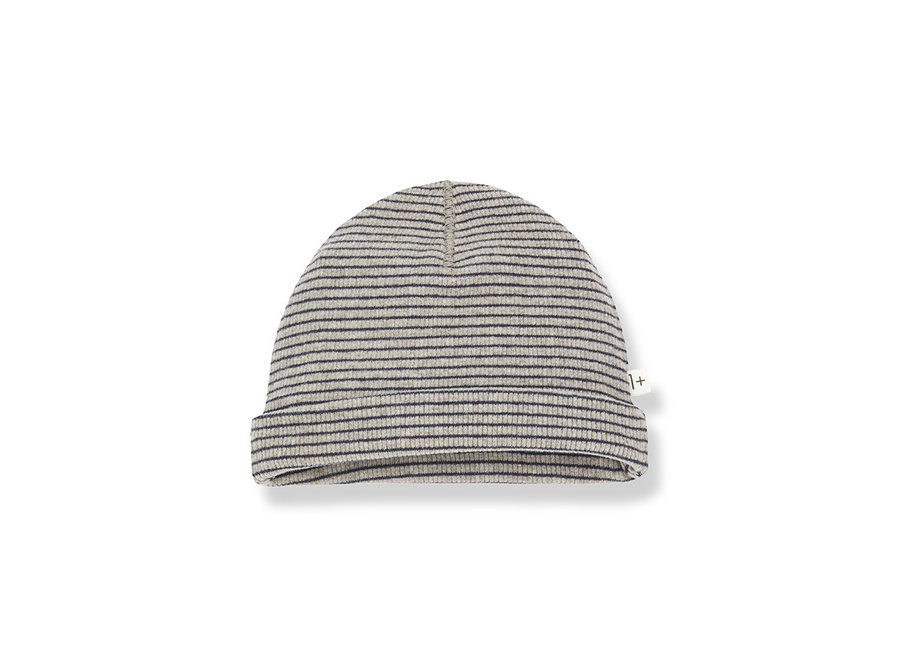 Yoho beanie beige/blue notte