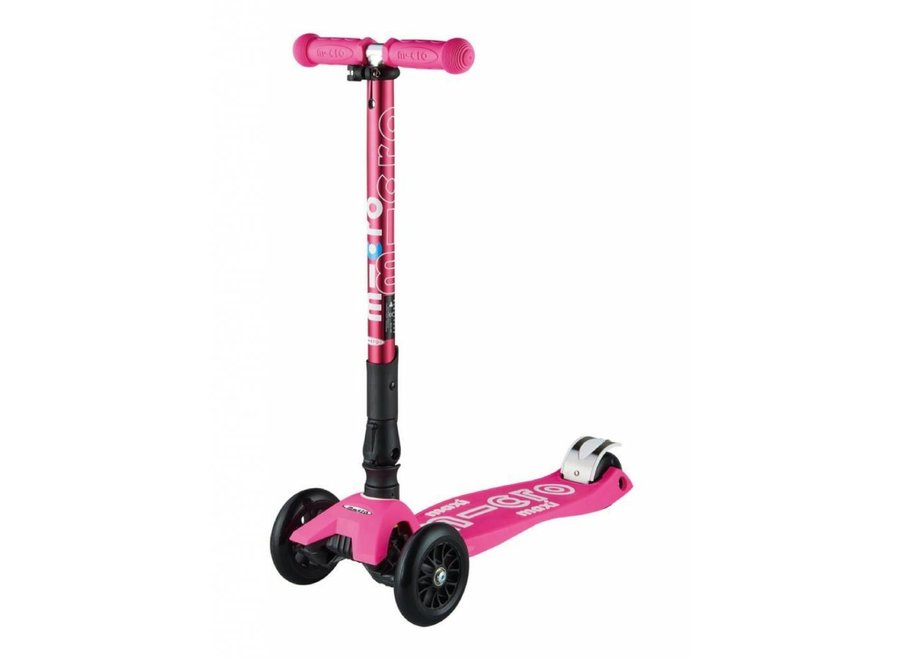 Maxi Micro step deluxe inklapbaar led neon roze
