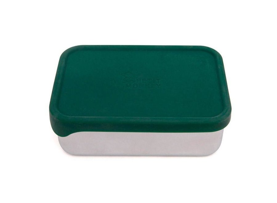 Stainless steel lunchbox Riley pine green
