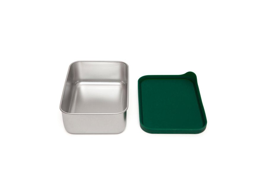 Stainless steel lunchbox Riley pine green